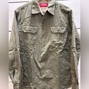 Wrangler Men's Khaki Shirt - Medium